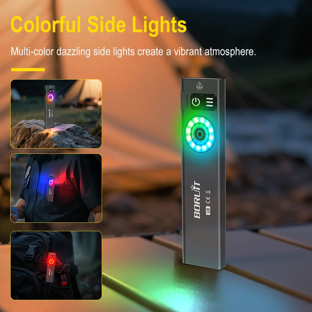 BORUiT U8 650LM EDC LED Flashl - Fishing Kit Compact review and price