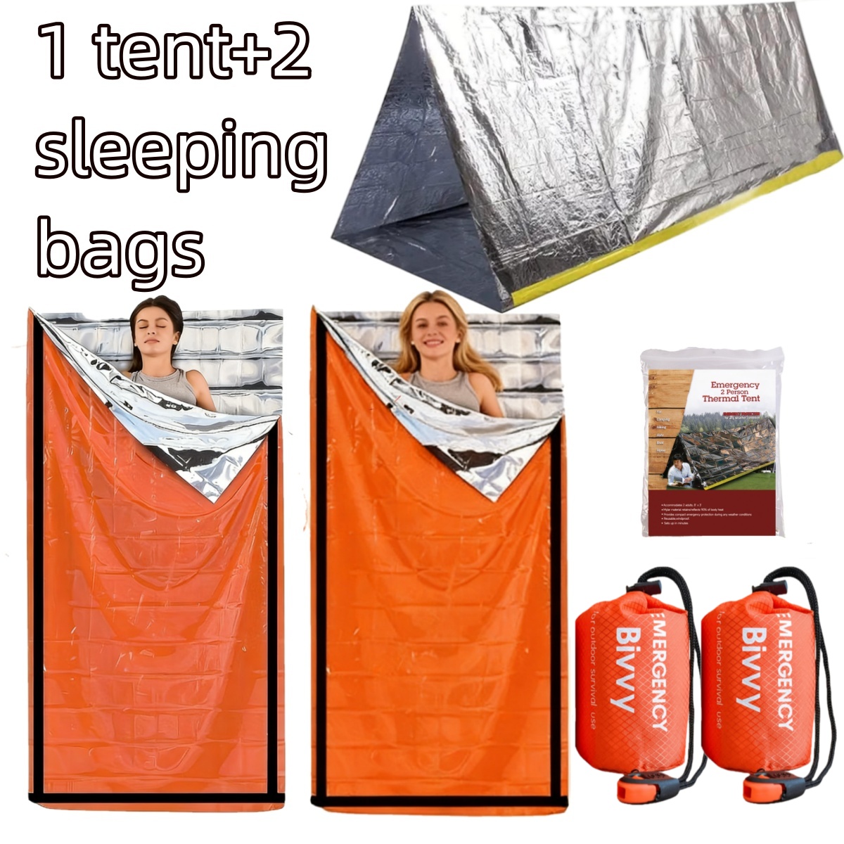Compact Emergency Thermal Tent - Emergency Mylar Tent review and price