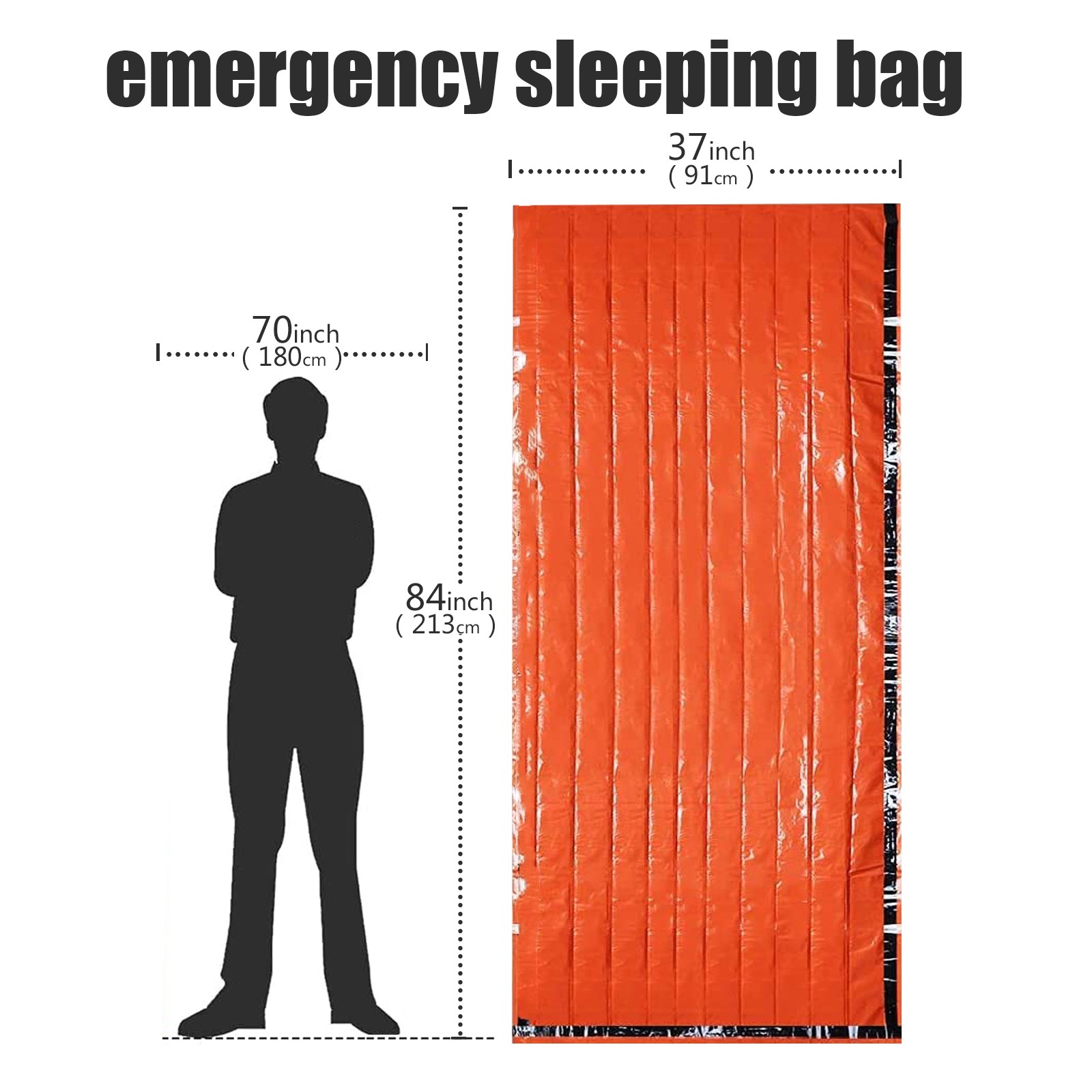 Emergency Sleeping Bag, Mylar  - Emergency Mylar Tent review and price